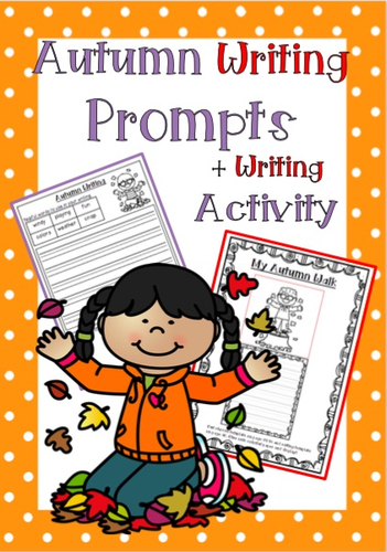 Autumn Writing Prompts + Writing Activity