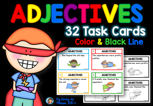 Adjectives Task Cards