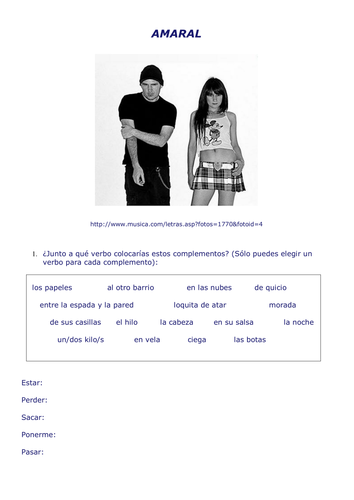 Idiomatic expressions 