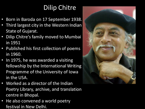 CIE IGCSE Literature Poetry - 'Father Returning Home' by Dilip Chitre
