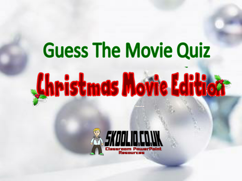 Christmas Guess the Movie Quiz