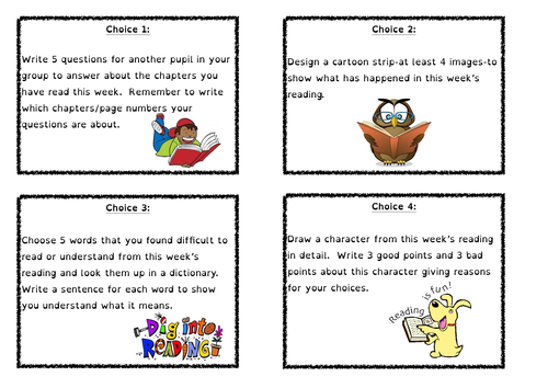 Reading Homeworks Carousel