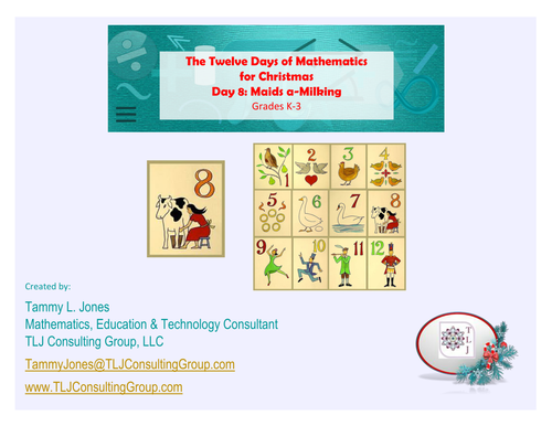 Twelve Days of Mathematics for Christmas-Day 8-K3