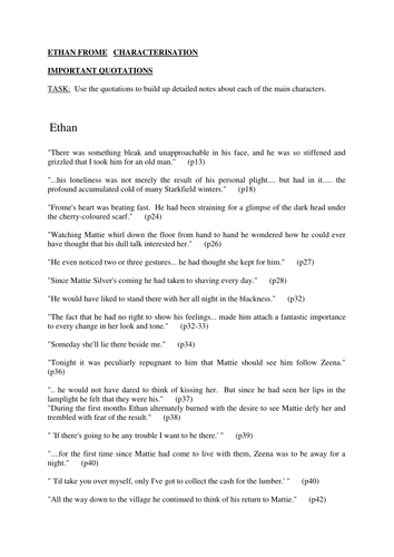 Ethan Frome by Edith Wharton