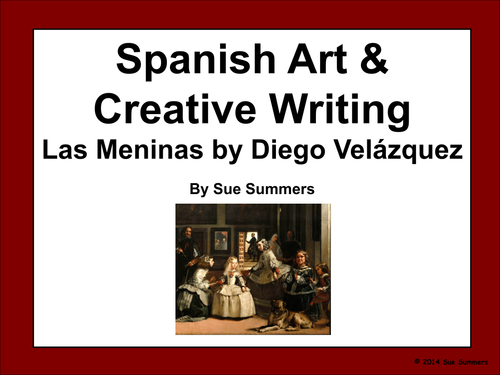 Spanish Art Creative Writing Activity - Las Meninas by Diego Velazquez