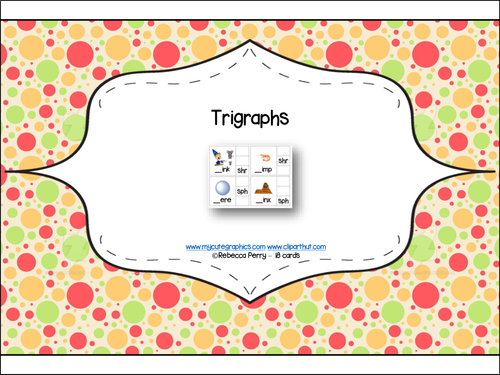 Phonics Read and Clip – Trigraphs – Phonics & Fine Motor Skills (18 cards) - Letters and Sounds