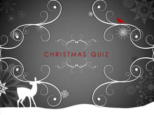 Christmas Quiz with 10 very different rounds.