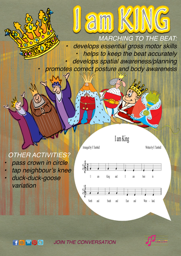 I am King: song with actions and extension ideas