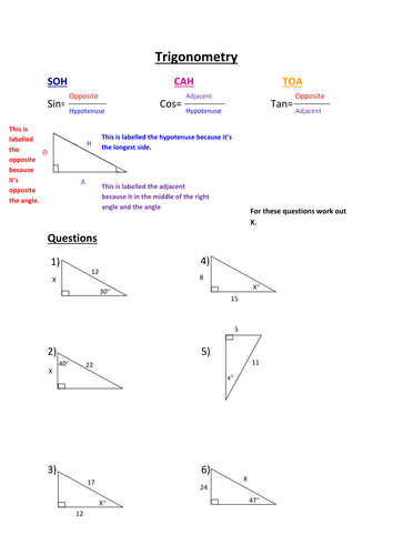 Trigonometry by - UK Teaching Resources - TES