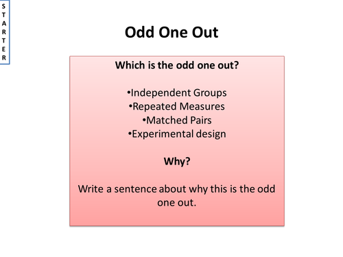 AQA AS research methods - types of experiments