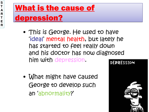 AQA AS Psychopathology - cognitive explanation depression
