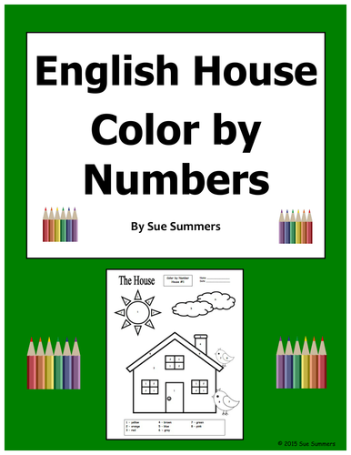 English House Color by Numbers