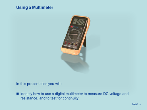 Using a Multimeter