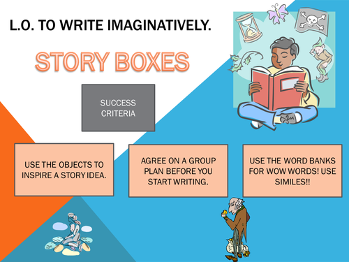 Story Boxes creative writing task