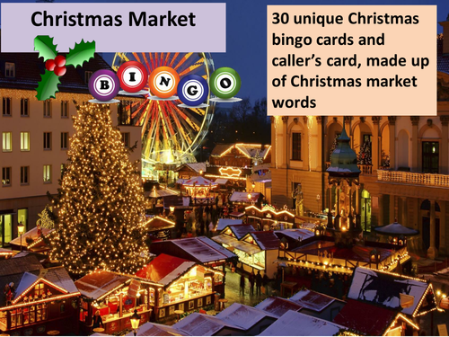Christmas Market Bingo