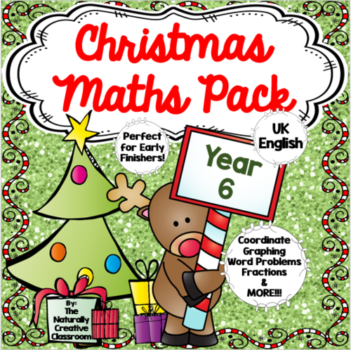 Christmas Maths Pack for Year 6