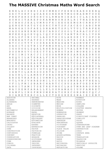 Maths Christmas Quiz