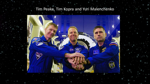 British astronaut at International Space Station