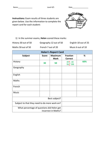 Converting a fraction to percentage (multiplying to 100)