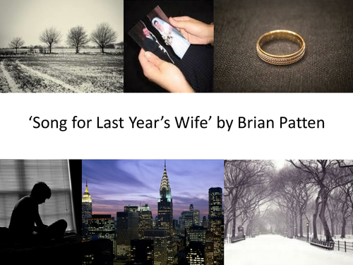 Analysis of 'Song for Last Year's Wife' with podcast