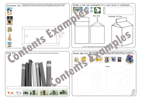 DT Emergency Cover or Homework Design Tasks 