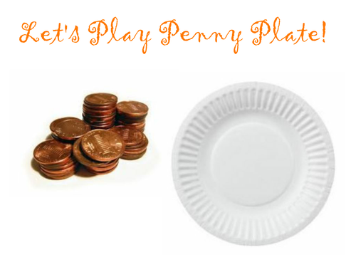 Let's Play Penny Plate! #Math #bilingual