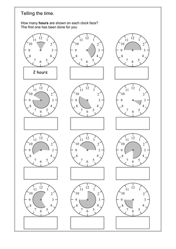 maths ks1 year 2 time bundle of worksheets for telling