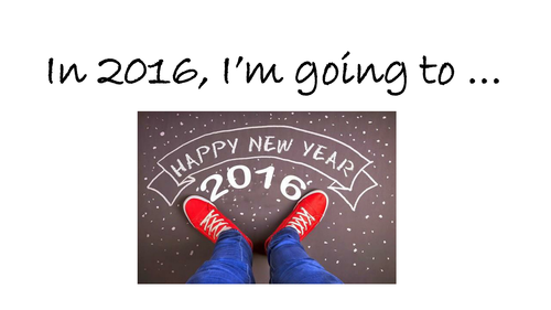 Make your New Year's resolution!