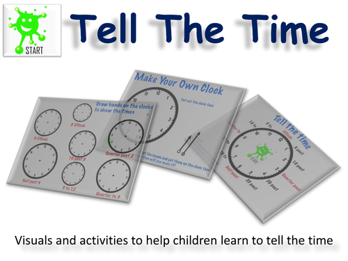 Primary / Junior Maths. Time Telling - Visuals and Activities. Updated