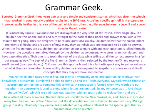 'Grammar Geek'