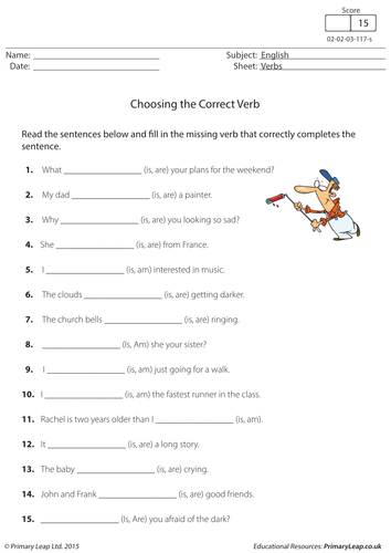 Choosing the Correct Verb (1)