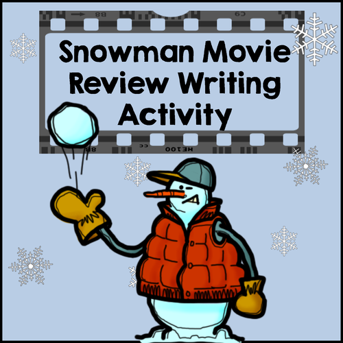 Snowman Movie Review Writing Activity
