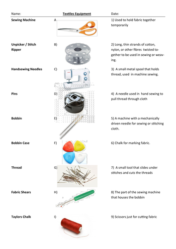 Textiles Equipment Match