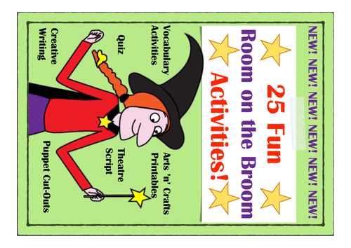 Room On The Broom Inspired Activity And Worksheet Pack