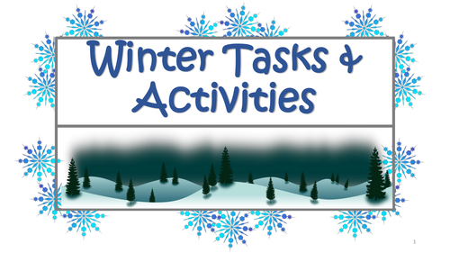 Winter Literacy Tasks & Activities