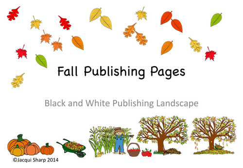 Fall or Autumn Graphics and Publishing Package