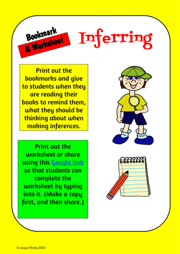 Inferring: Reading strategy pack