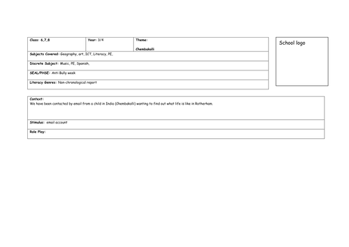 Chembakolli project plan- comparing where we live