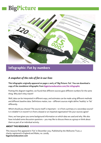 Fat infographic and questions PDF