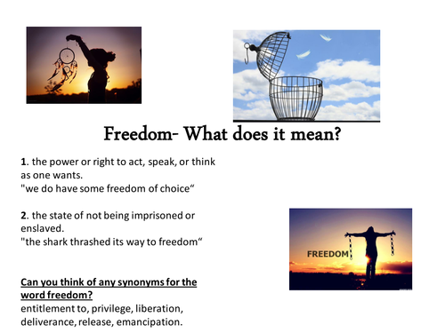 Martin Luther King- Freedom. Information retieval, creative writing. Two PP MA and LA.