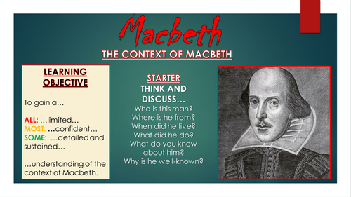 Macbeth: The Context of Macbeth
