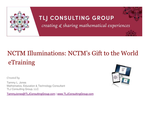NCTM Illuminations: NCTM's Gift to the World eTraining