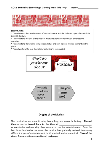 Edexcel Bernstein set work student booklet