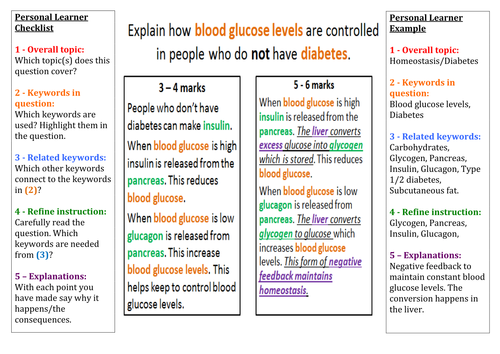 Guide to answering 6 mark questions in science