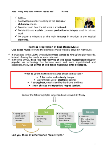 Edexcel GCSE set work student booklet - Moby