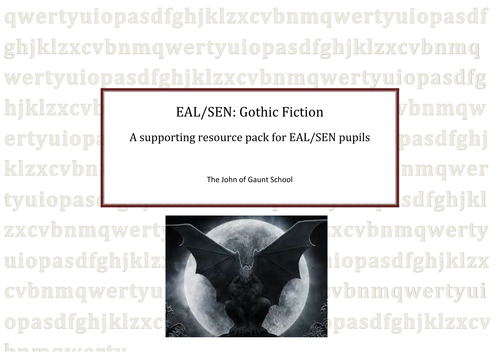 Gothic EAL/SEN support booklet