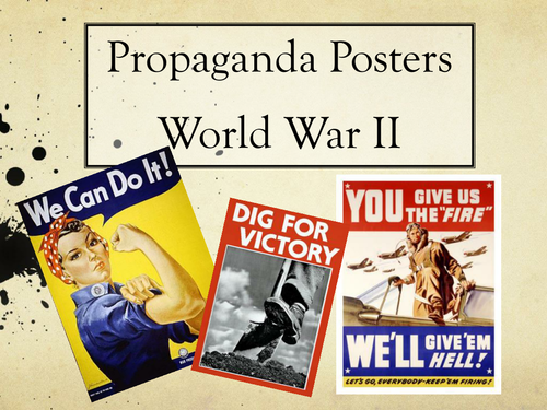 World War 2 Art & History SOW - Propaganda, Printmaking &  Drawing  Cross-Curricular KS3 TWO II
