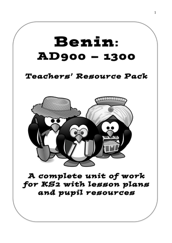 Benin AD 900-1300 - Planning and Resource Pack