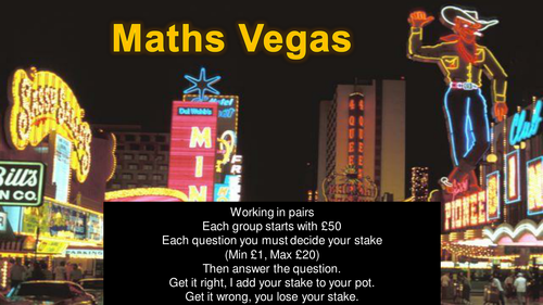 Maths Vegas Mega Revision Packs 1-5