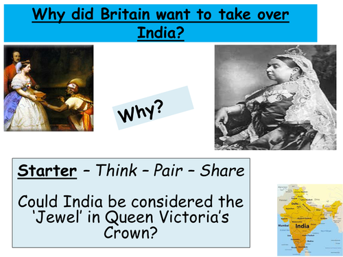 Why did Britain want to take over India